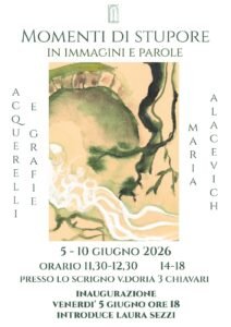 Momenti di stupore in immagini e parole — Acquerelli e grafie di Maria Alacevich