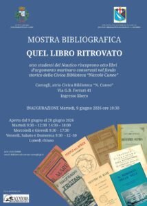 “Quel libro ritrovato” – Mostra bibliografica