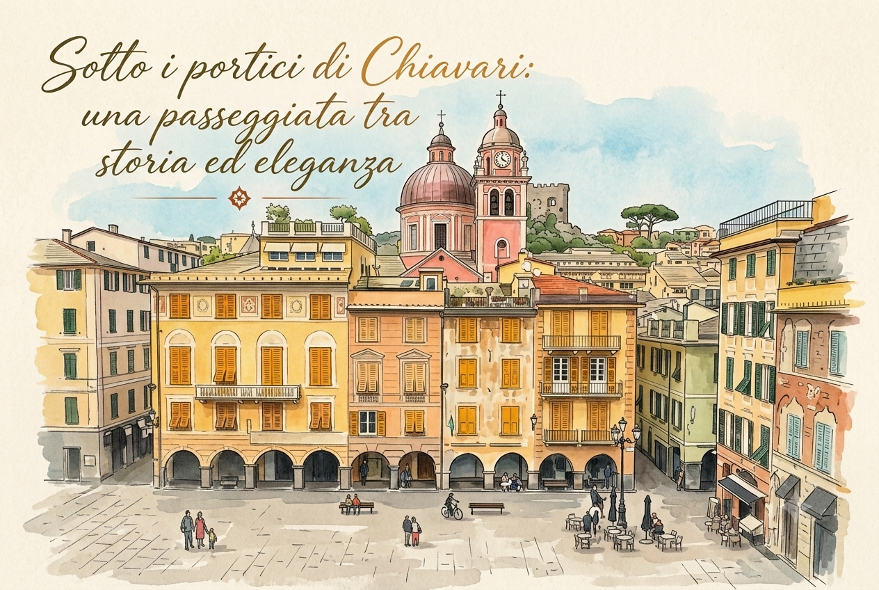 Sotto i portici di Chiavari: una passeggiata tra storia ed eleganza