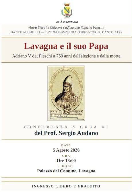 2026-08-05 – LAVAGNA E IL SUO PAPA